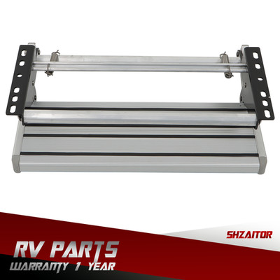1 Set Rv Pull Out Retractable Platform Steps Stair Anti-Slip Aluminum 1 Step