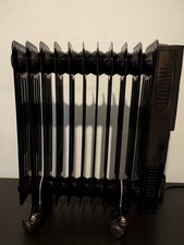 Touch 2500W 11 Fin Oil Filled Radiator Portable Electric Heater with Thermostat