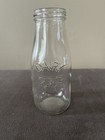 Lot Of 19 - Bottle Clear Glass Milk Jar Jug Embossed Cow 10oz. Vintage — photo 3