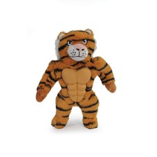 Gioco cane peluche Tigre resistente in tessuto sonoro con squittio per cuccioli