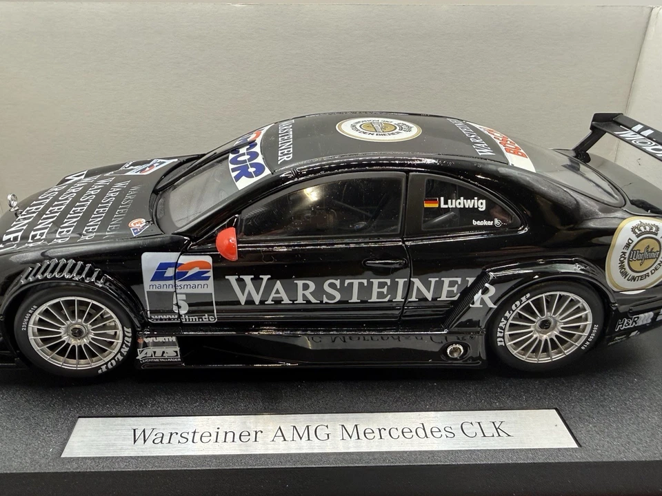 Maisto Mercedes Benz CLK WARSTEINER #5 Ludwig DTM 2000 caja de concesionario 1/18 866962109 Foto 2 de 4