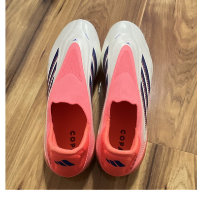 adidas Copa Pure 3 Elite Men's Soccer Cleats Low Top White Pink Blue