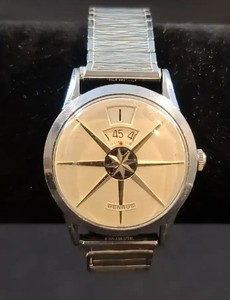 Used Vintage Rare 1950â s Benrus Dial-O-Rama Jump Hour Watch Used Vintage Rare 1950â s Benrus Dial-O-Rama Jump Hour Watch
