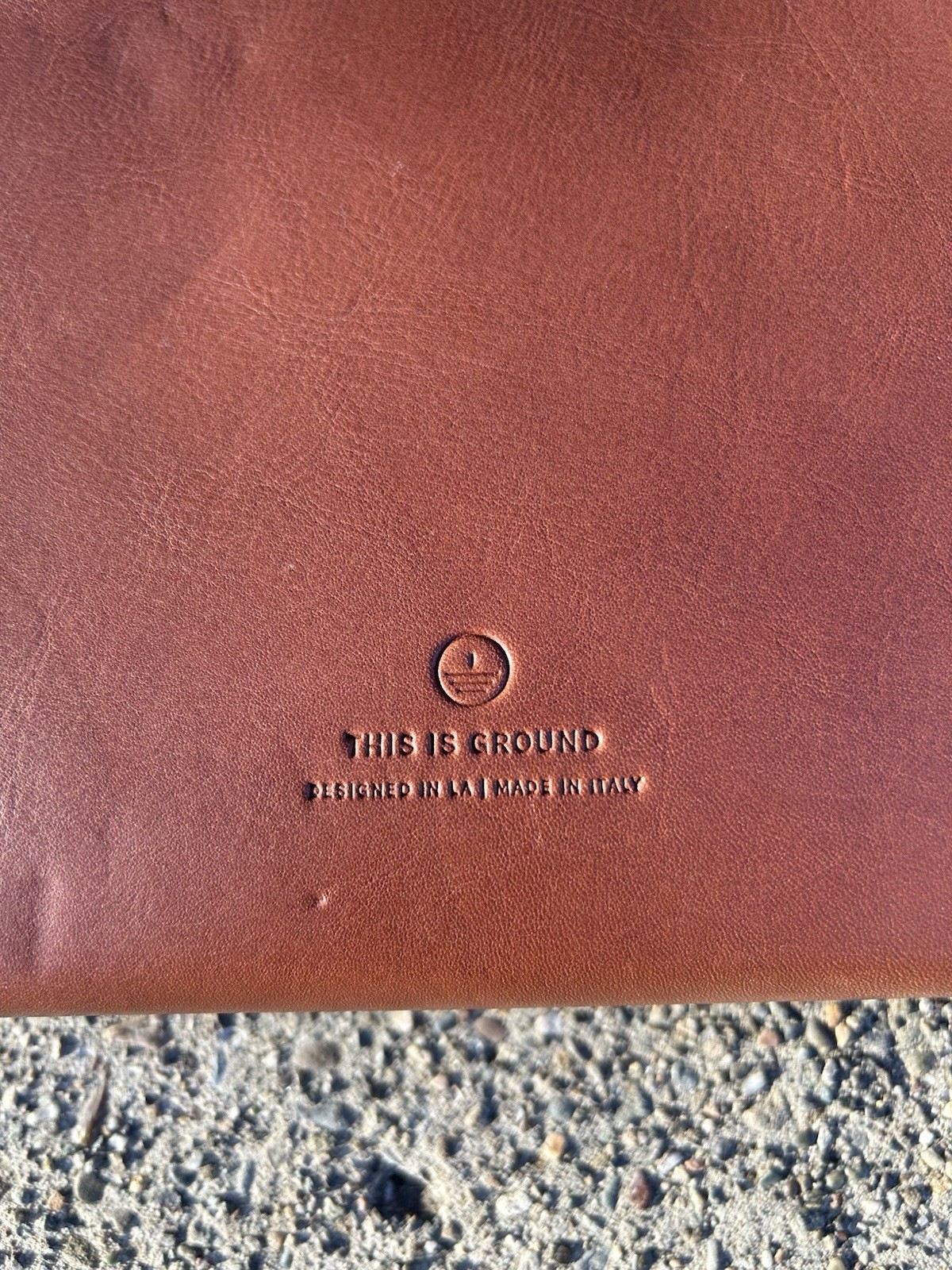 This Is Ground Brown Leather Multiple Pockets Zip… - image 2