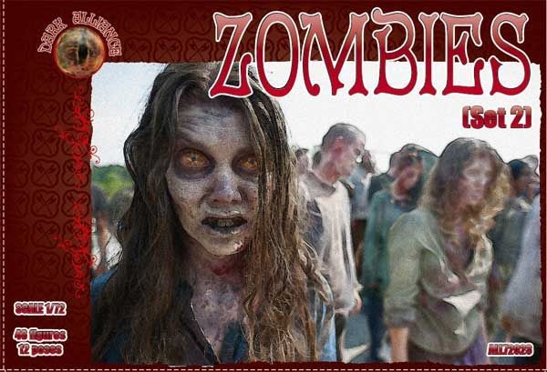 Alliance 72024 - 1:72 Zombies (Set 2) - New