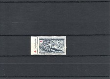 TIMBRE FRANCE FRANKREICH CROIX ROUGE 1952 N°938a OBLITERE USED BANDE PUBLICITE