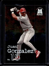 Juan Gonzalez 1999 SkyBox Molten Metal #140