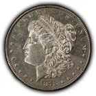 1878-CC $1 Morgan Silver Dollar - PL Key Date Carson City - AU/UNC - SKU-B5903