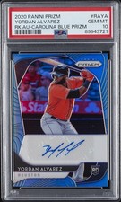 2020 PANINI PRIZM ROOKIE AUTOS #RAYA YORDAN ALVAREZ 22/25 PSA 10 AUTO