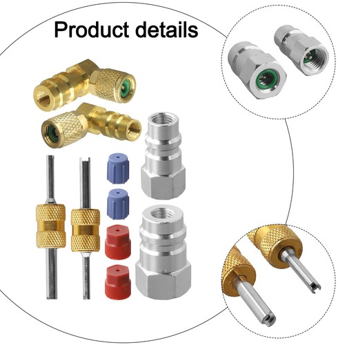 Kit de conversion facile à installer R12 vers pour R134A adaptateurs de soupape - Picture 8 of 12
