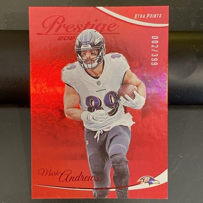 Mark Andrews Numbered Xtra Points Baltimore Ravens 2023 Panini Prestige /399