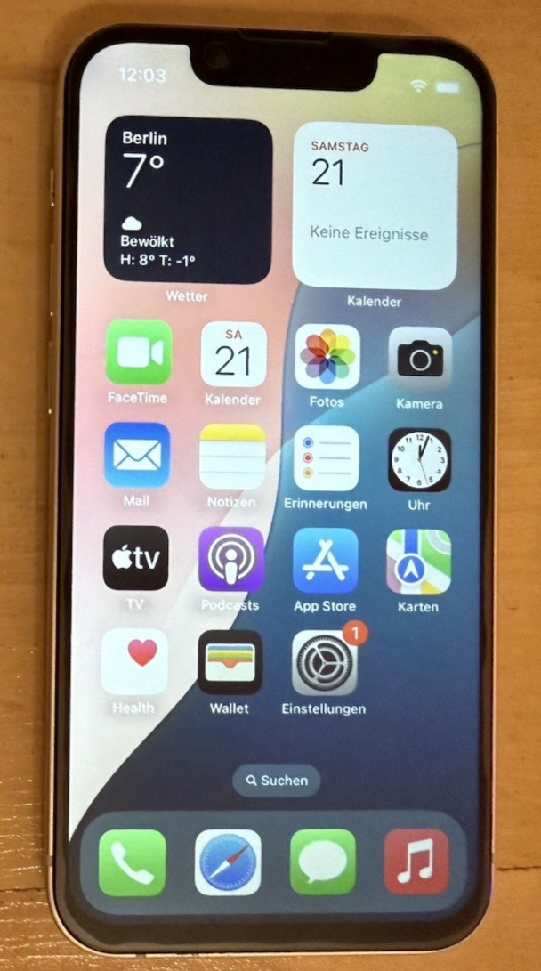 Apple iPhone Mini 13 256GB Polarstern 5G DualSim SmartPhone