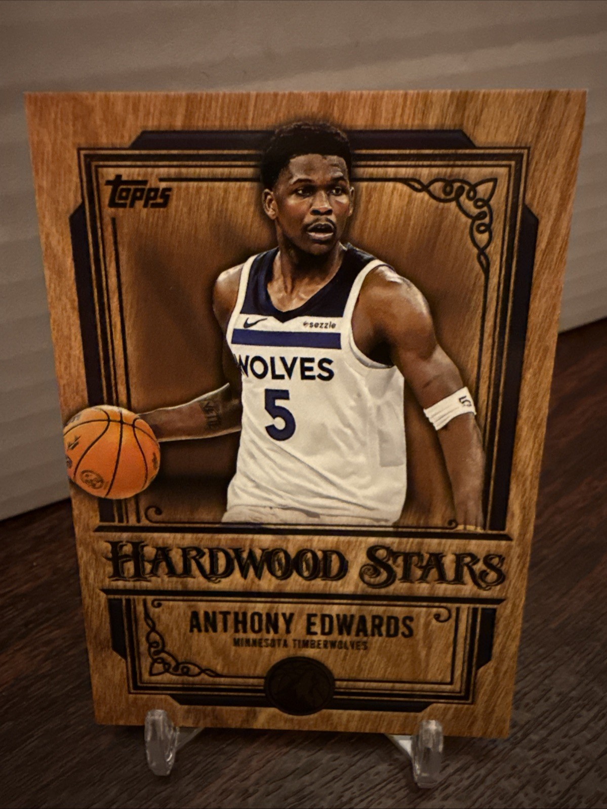 2025-26 Topps Hardwood Stars Anthony Edwards Minnesota Timberwolves #HS-3