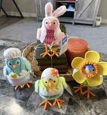 Target 2026 Spritz Spring Easter Featherly Friends Fabric Birds Complete Set