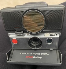 Polaroid SX-70 Land Camera Sonar OneStep With Carry Case