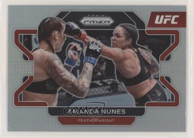 2022 Panini Prizm UFC Silver Prizm Amanda Nunes #65 0l7t