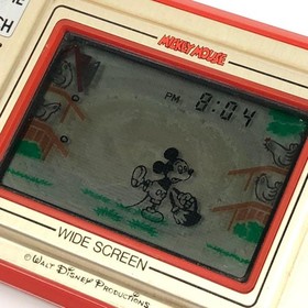 Nintendo MC-25 Mickey Mouse Game & Watch Vintage LCD Tested Working Used From JP