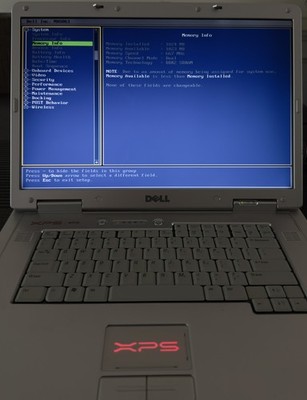 Dell XPS M1710 Retro Gaming Laptop Windows XP, GTX NVIDIA, 7900GS