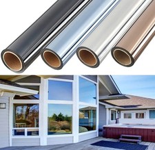 10M One Way Mirror Tint Window Glass Film Solar UV Reflective Privacy Protector