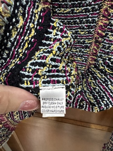 St John Collection By Marie Gray Multicolor Knit Tweed Blazer Jacket, Size 10 - Picture 4 of 8