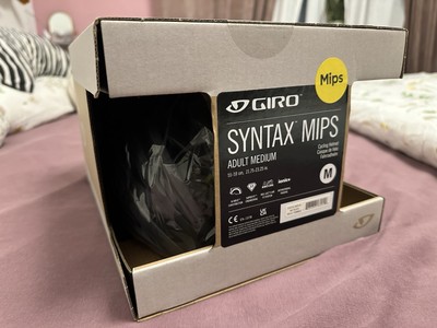Giro Syntax MIPS Helm Matt Schwarz Gr. M 55-59 Gravel Rennrad NEU