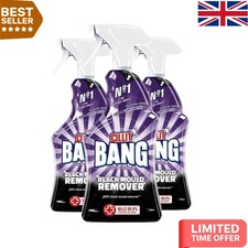 Powerful Black Mould Remover Spray – 2250ml (Pack of 3) for Mould-Free Homes 8.44 per litre