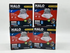 HALO RA 4" LED Module Recessed Light Gimbal Trim 2700-5000K 860 Lumens White