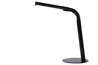 LED Tischlampe Schwarz Flexibel Kabelschalter H:49 Cm 2700 K Tischleuchte BüRo