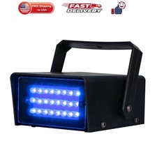 Mini LED Strobe Light Blue Color 24 Super Bright LED Party Light
