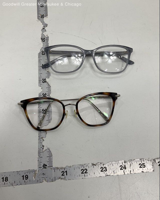 Lot Of 2 Frames For Glasses Longchamp LO2635 214 & AA W1005 Grey