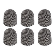 6Pcs Stylus Pen Tips 5mm Conductive Mesh Fiber Touch Screen Pens Tip, Gray