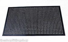 Heavy Duty Rubber Door Mat 1.5m x 0.9m Entrance Outdoor Indoor Anti Fatigue