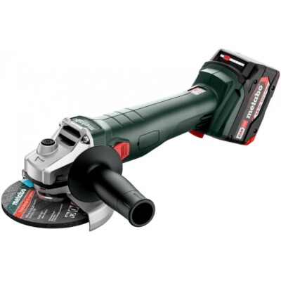 Metabo W 18 L 9-125 Akku-Winkelschleifer grün inkl. Koffer, 2x Akkus 18V 4.0Ah