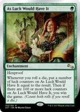 [4x] As Luck Would Have It Near Mint, English Unstable MTG Magic