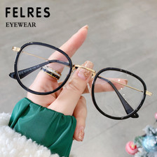 Round Retro Anti Blue Light Eyeglasses For Men Women Clear Lens Glasses Frames