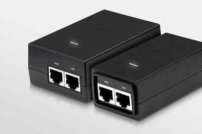 Ubiquiti GP-A240-050 24 V 0,5 A POE Injektor Netzwerkadapter mit Wandhalterung 