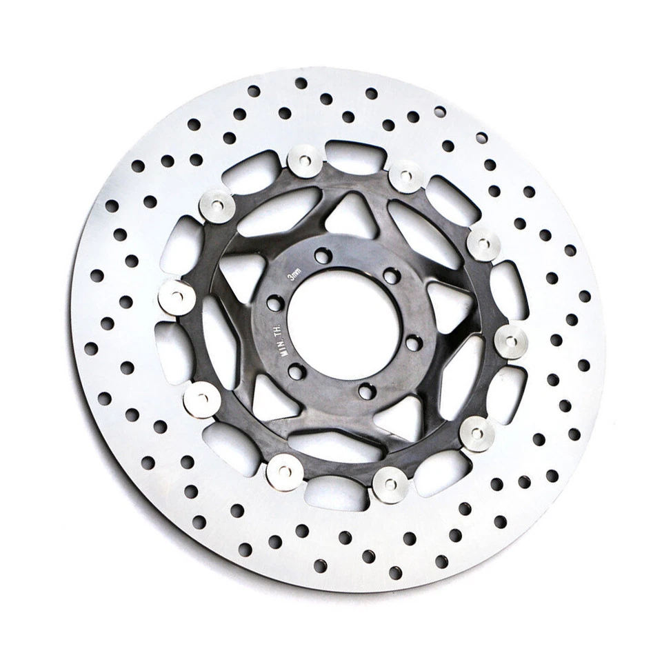 Rotor de disco de freno delantero para motocicleta Yamaha R1-Z250 SR400 TDM850 TRX850 FJ1200 Foto 2 de 2