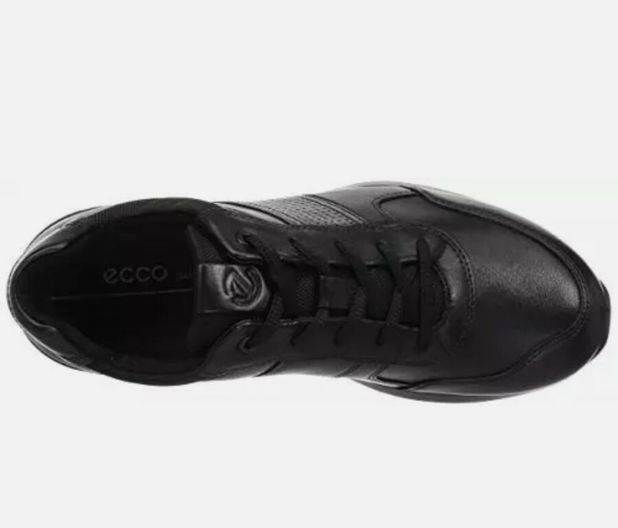 ecco black trainers