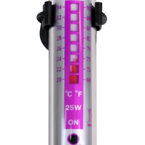 Aqua One Submersible Aquarium Fish Tank Water Glass Heater 25w 2 Year Guarantee