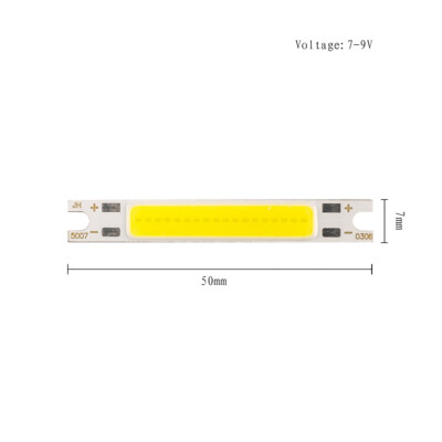50*7mm 4W DC 9V LED COB Chip Licht für Tischlampe Wandbirne Warm Cool White