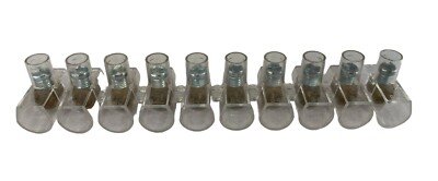 100 Morsetti Unipolari A Cappuccio 2,5mm² - Stecche Da 10 Poli Made In Italy - Foto 13