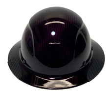 Elevador de fibra de carbono púrpura translúcido personalizado DAX fibra de carbono HDC-15KG FB casco duro