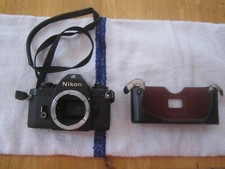 FOR PARTS - Nikon EM 35mm SLR Film Camera Body - NO LENS - SHUTTER WORKS