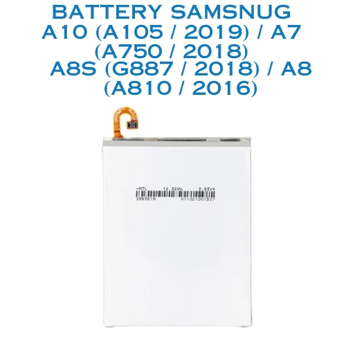 Paquete de 2✅ Batería para Samsung Galaxy A10/A7/A8s/A8✅ 3400 mAh ✅Reemplazo✅A+Calidad Foto 3 de 3