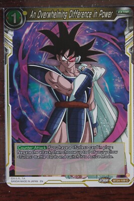 Dragon Ball Super Card Game - "An Overwhelming Difference in Power"  BT24-109 C | eBay