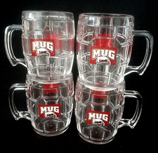Plastic Root Beer Brand Mugs Large 24 oz. Made in USA Camping/Picnics Set of 4