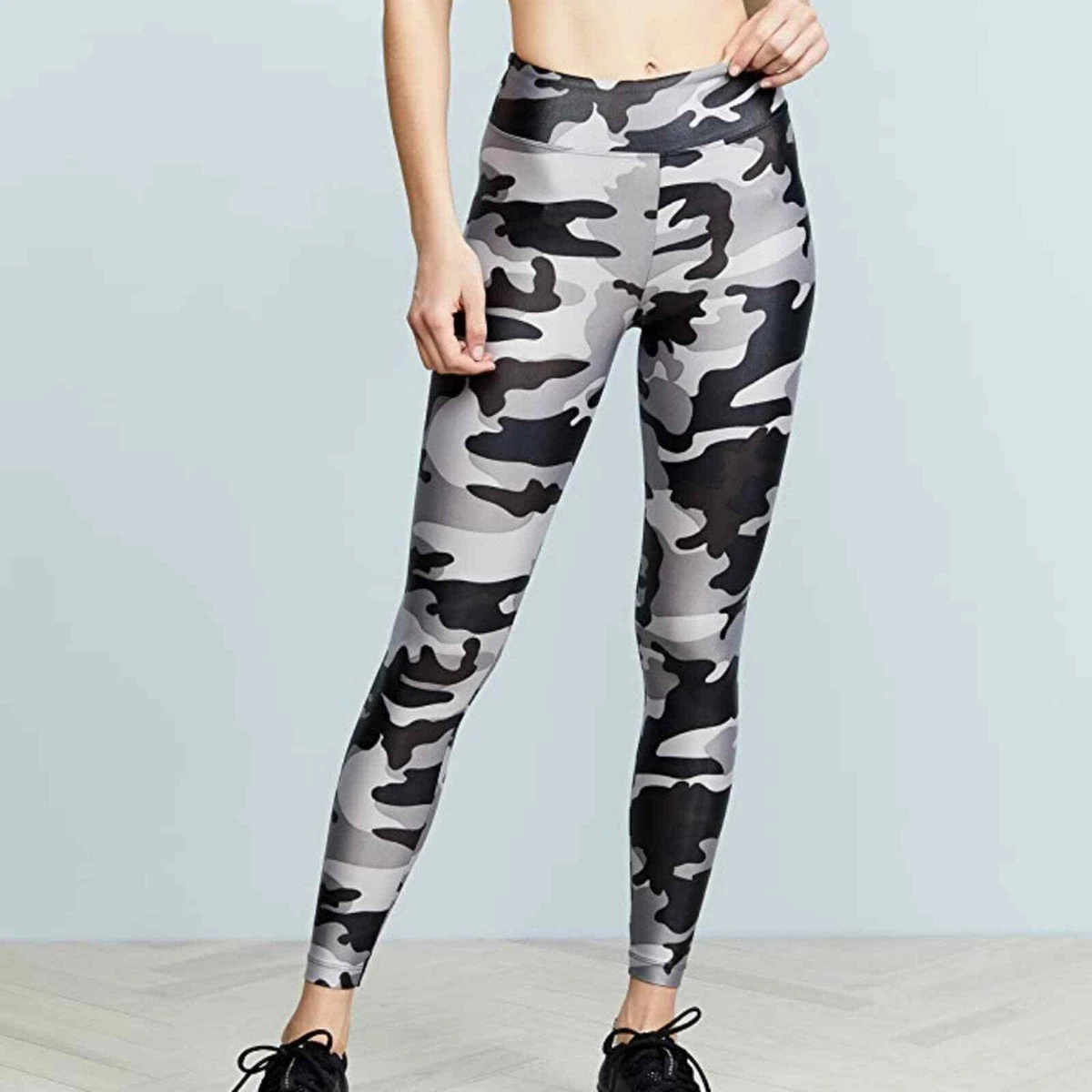 Koral Lustrous High Rise Legging Lead Camo grey