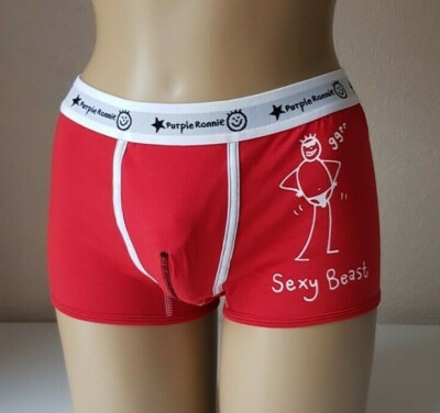~Ausverkauf~ lila Ronnie Boxershorts oder Nachtwäsche Shorts Gr. S oder L rot oder gelb