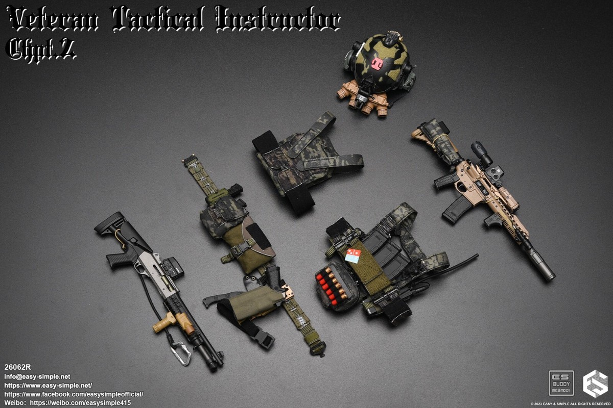 1/6スケールEASY&SIMPLE DAMTOYSノベスキーN4のみ 1:6 scale Easy & Simple Veteran Tactical Instructor Chapter