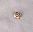 1883 ANTIQUE WOMENS RELIEF CORPS CIVIL WAR VETERAN BADGE PIN GOLD TONED
